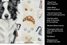 Load image into Gallery viewer, Border Collie Coffee Bar Kitchen Towel