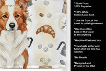 Load image into Gallery viewer, Red and White Border Collie Coffee Bar Kitchen Towel