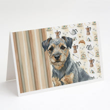 Load image into Gallery viewer, Blue and Tan Border Terrier Coffee Bar Greeting Cards Pack of 8