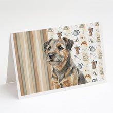 Load image into Gallery viewer, Grizzle and Tan Border Terrier Coffee Bar Greeting Cards Pack of 8