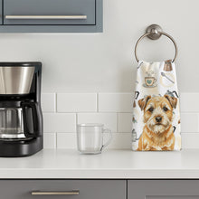 Load image into Gallery viewer, Wheaten Border Terrier Coffee Bar Kitchen Towel