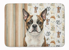 Load image into Gallery viewer, Brindle Boston Terrier Coffee Bar Memory Foam Kitchen Mat
