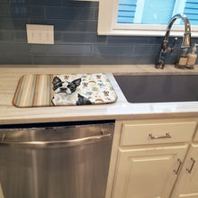 Load image into Gallery viewer, Boston Terrier Coffee Bar Dish Drying Mat