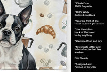 Load image into Gallery viewer, Boston Terrier Coffee Bar Kitchen Towel