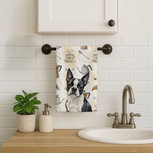 Load image into Gallery viewer, Boston Terrier Coffee Bar Kitchen Towel
