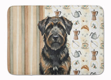 Load image into Gallery viewer, Brindle Bouvier des Flandres Coffee Bar Memory Foam Kitchen Mat