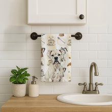 Load image into Gallery viewer, White Boxer Coffee Bar Kitchen Towel