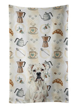 Load image into Gallery viewer, White Boxer Coffee Bar Kitchen Towel