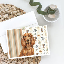 Load image into Gallery viewer, Boykin Spaniel Coffee Bar Greeting Cards Pack of 8