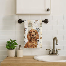 Load image into Gallery viewer, Boykin Spaniel Coffee Bar Kitchen Towel