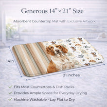 Load image into Gallery viewer, Bracco Italiano Coffee Bar Dish Drying Mat