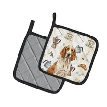Load image into Gallery viewer, Bracco Italiano Coffee Bar Pair of Pot Holders