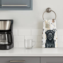 Load image into Gallery viewer, Black Briard Coffee Bar Kitchen Towel
