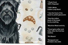 Load image into Gallery viewer, Black Briard Coffee Bar Kitchen Towel