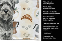 Load image into Gallery viewer, Gray Briard Coffee Bar Kitchen Towel