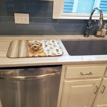 Load image into Gallery viewer, Tawny Briard Coffee Bar Dish Drying Mat