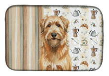 Load image into Gallery viewer, Tawny Briard Coffee Bar Dish Drying Mat