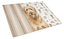 Load image into Gallery viewer, Tawny Briard Coffee Bar Glass Cutting Board