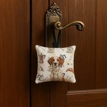 Load image into Gallery viewer, Roan Brittany Coffee Bar Hanging Square Fabric Ornament 3.5 × 3.5