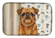 Load image into Gallery viewer, Belge Brussels Griffon Coffee Bar Dish Drying Mat