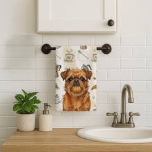 Load image into Gallery viewer, Belge Brussels Griffon Coffee Bar Kitchen Towel