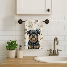 Load image into Gallery viewer, Black and Tan Brussels Griffon Coffee Bar Kitchen Towel