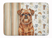Load image into Gallery viewer, Red Brussels Griffon Coffee Bar Memory Foam Kitchen Mat