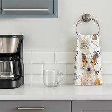 Load image into Gallery viewer, Fawn and White Bull Terrier Coffee Bar Kitchen Towel
