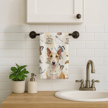 Load image into Gallery viewer, Fawn and White Bull Terrier Coffee Bar Kitchen Towel
