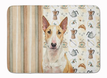 Load image into Gallery viewer, Fawn and White Bull Terrier Coffee Bar Memory Foam Kitchen Mat