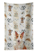 Load image into Gallery viewer, Red and White Bull Terrier Coffee Bar Kitchen Towel