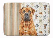 Load image into Gallery viewer, Red Bullmastiff Coffee Bar Memory Foam Kitchen Mat