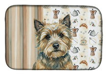 Load image into Gallery viewer, Cairn Terrier Coffee Bar Dish Drying Mat