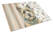 Load image into Gallery viewer, Cairn Terrier Coffee Bar Glass Cutting Board