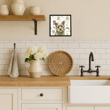 Load image into Gallery viewer, Cairn Terrier Coffee Bar Framed Metal Print