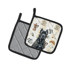 Load image into Gallery viewer, Cane Corso Coffee Bar Pair of Pot Holders
