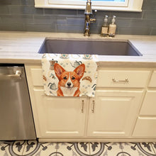 Load image into Gallery viewer, Red Cardigan Welsh Corgi Coffee Bar Kitchen Towel