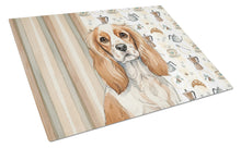 Load image into Gallery viewer, Blenheim Cavalier Spaniel Coffee Bar Glass Cutting Board