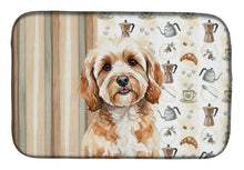 Load image into Gallery viewer, Cavapoo Coffee Bar Dish Drying Mat