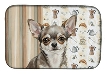 Load image into Gallery viewer, Chihuahua Coffee Bar Dish Drying Mat
