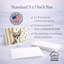 Load image into Gallery viewer, Chihuahua Coffee Bar Greeting Cards Pack of 8