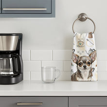 Load image into Gallery viewer, Chihuahua Coffee Bar Kitchen Towel