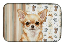 Load image into Gallery viewer, Fawn Chihuahua Coffee Bar Dish Drying Mat
