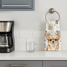 Load image into Gallery viewer, Fawn Chihuahua Coffee Bar Kitchen Towel