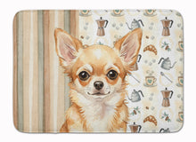 Load image into Gallery viewer, Fawn Chihuahua Coffee Bar Memory Foam Kitchen Mat