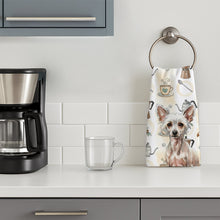 Load image into Gallery viewer, Hairless Chinese Crested Coffee Bar Kitchen Towel