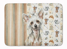Load image into Gallery viewer, Hairless Mottled Pattern Chinese Crested Coffee Bar Memory Foam Kitchen Mat