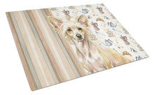 Load image into Gallery viewer, Hairless Palomino Chinese Crested Coffee Bar Glass Cutting Board
