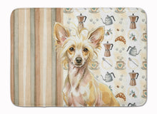Load image into Gallery viewer, Hairless Palomino Chinese Crested Coffee Bar Memory Foam Kitchen Mat