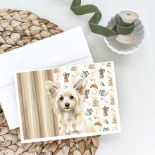 Load image into Gallery viewer, Powderpuff Chinese Crested Coffee Bar Greeting Cards Pack of 8